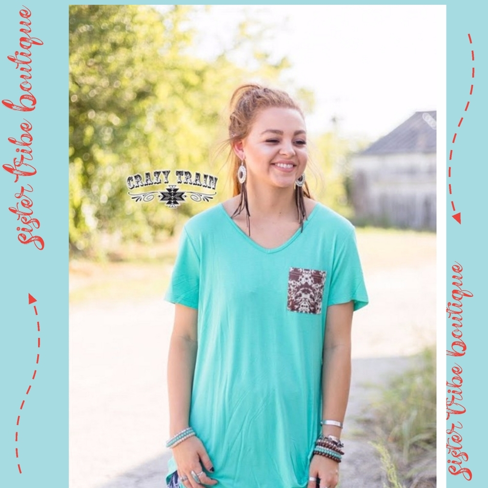 Cowhide Pocket Tee